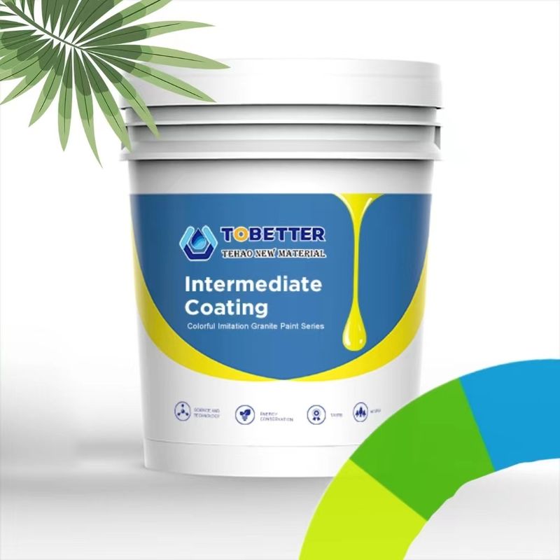 Cat pelindung Intermediate Coating Colorful 8m2/Kg Brushing Coating