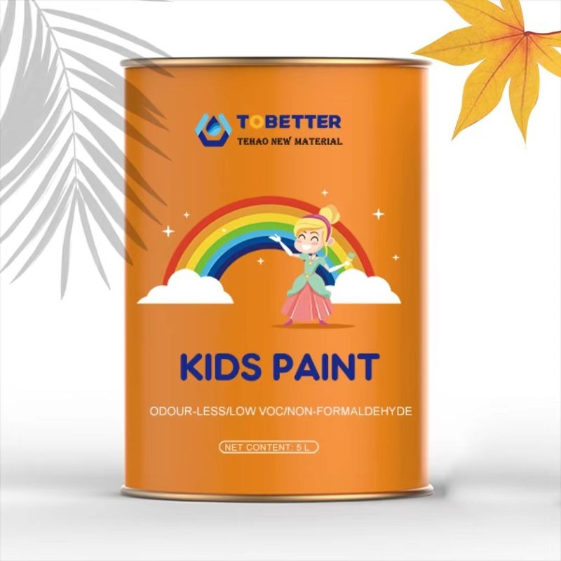 Interior Kamar Anak-anak Cat dinding ramah anak Low VOC Non Formaldehyde Paint