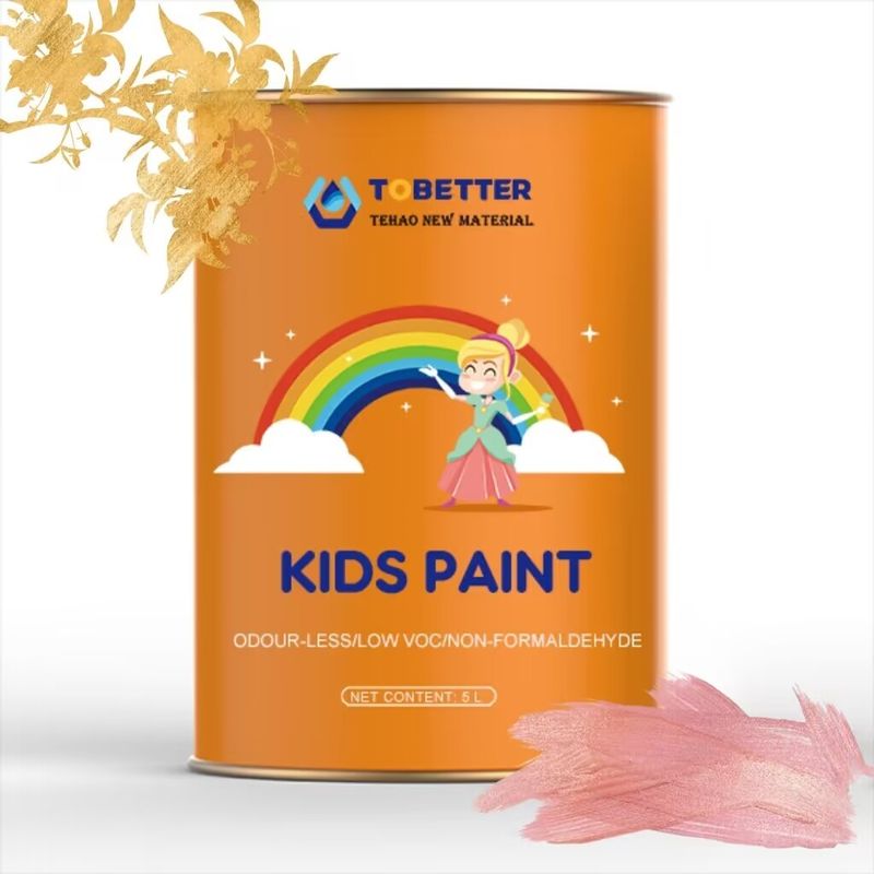 Interior Kamar Anak-anak Cat dinding ramah anak Low VOC Non Formaldehyde Paint