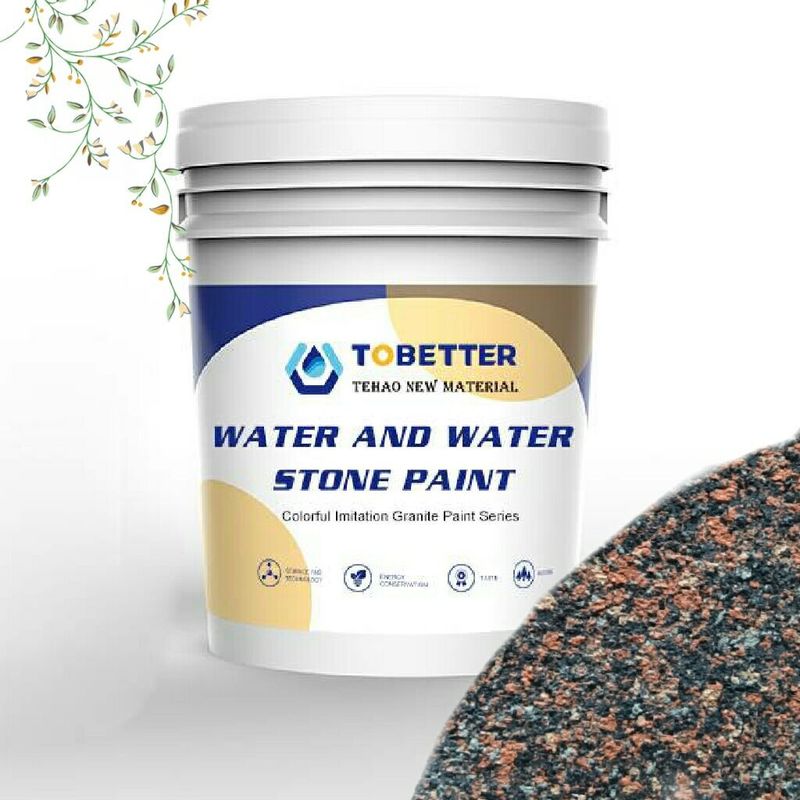 Powder Wall Coating Paint Imitasi Granite Stone Coating Paint Wall Exterior Airborne