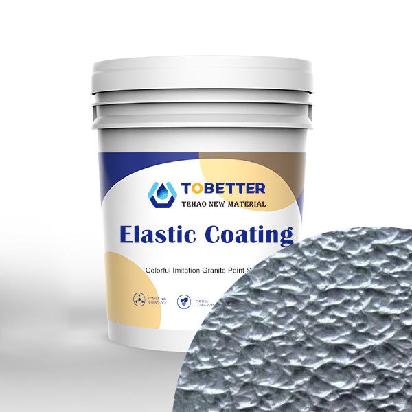 Cat dinding elastis hitam gelap Lapisan interior tahan debu Cat dinding elastis Sama seperti Nippon