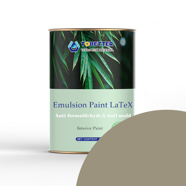 Antiformaldehida tahan noda Deep Matte Interior Wall Waterproofing Paint Dengan Perlindungan UV